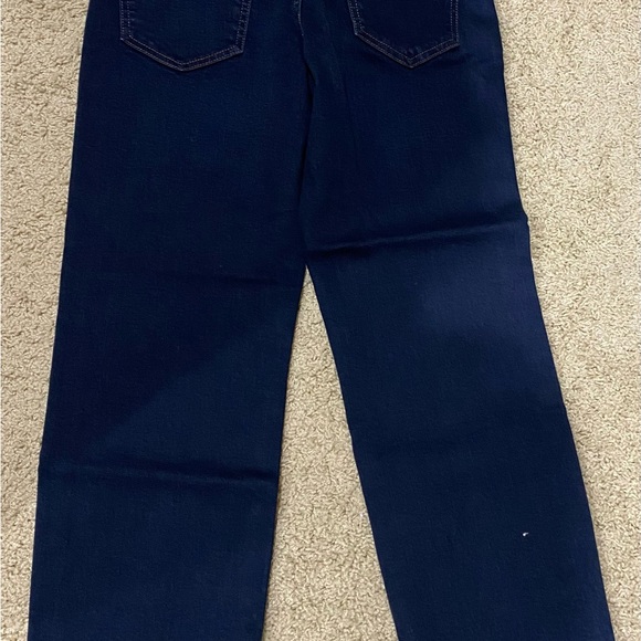 Express Ladies Straight Ankle High Rise Dark Wash Jeans NWT Size 2S - Picture 3 of 3